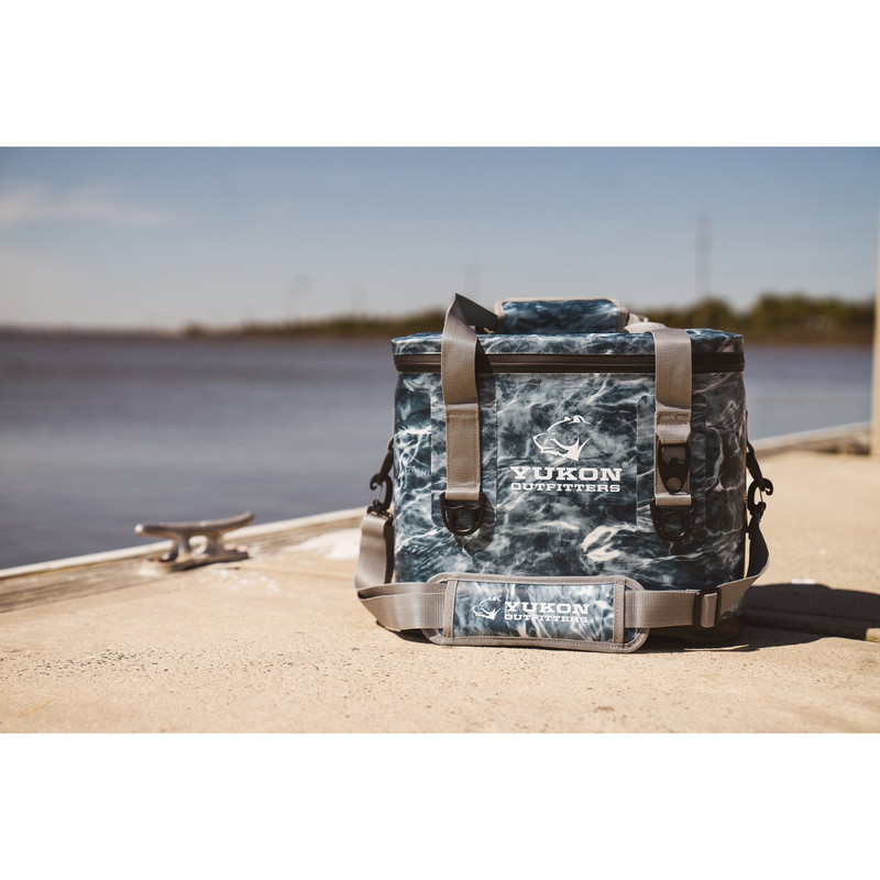 Yukon Outfitters 30 Can Tech Cooler in Mossy Oak Spindrift Color